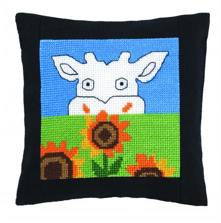 Permin Kirjontasarja Tyyny Lehmä 14x14cm
