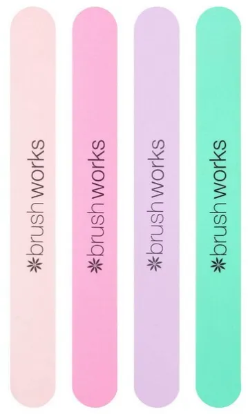 BrushWorks - Nail Files 4 kpl